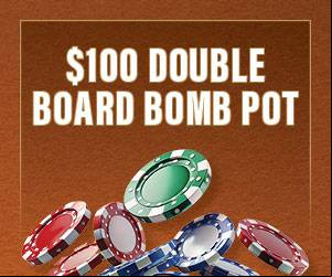 $100 Double Board Bomb Pot